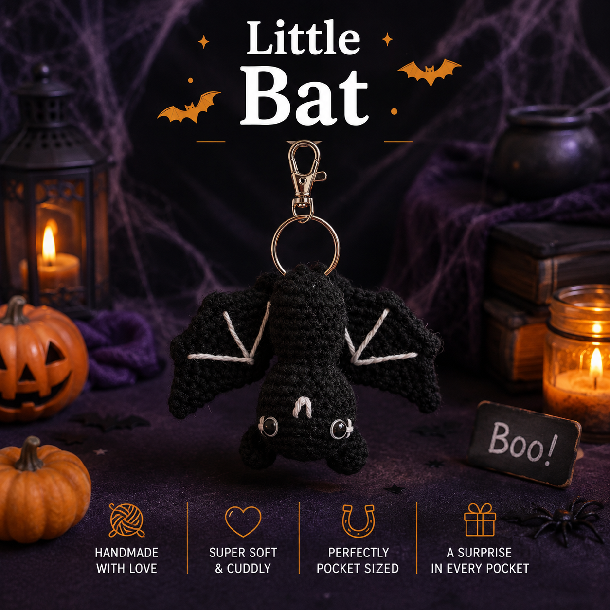 The Little Bat - charm