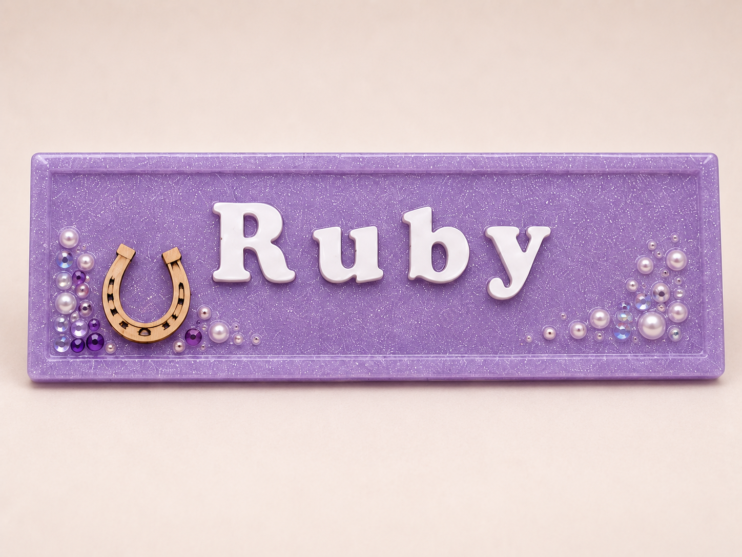 Veloura Classic Personalised Plaque - Style A