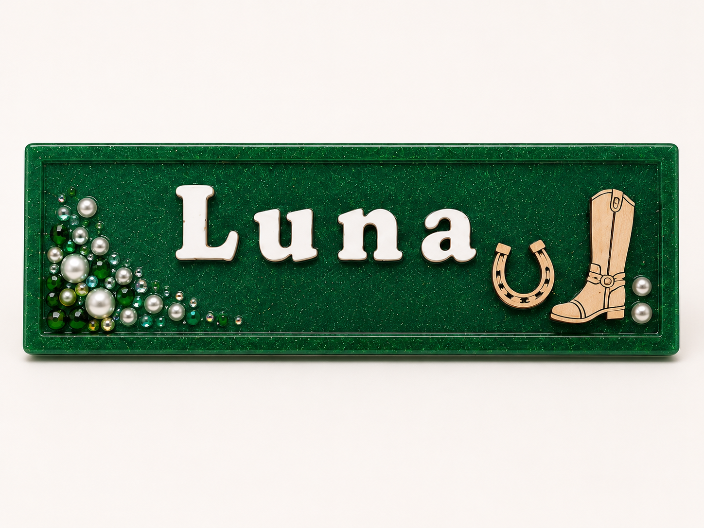 Veloura Classic Personalised Plaque - Style A