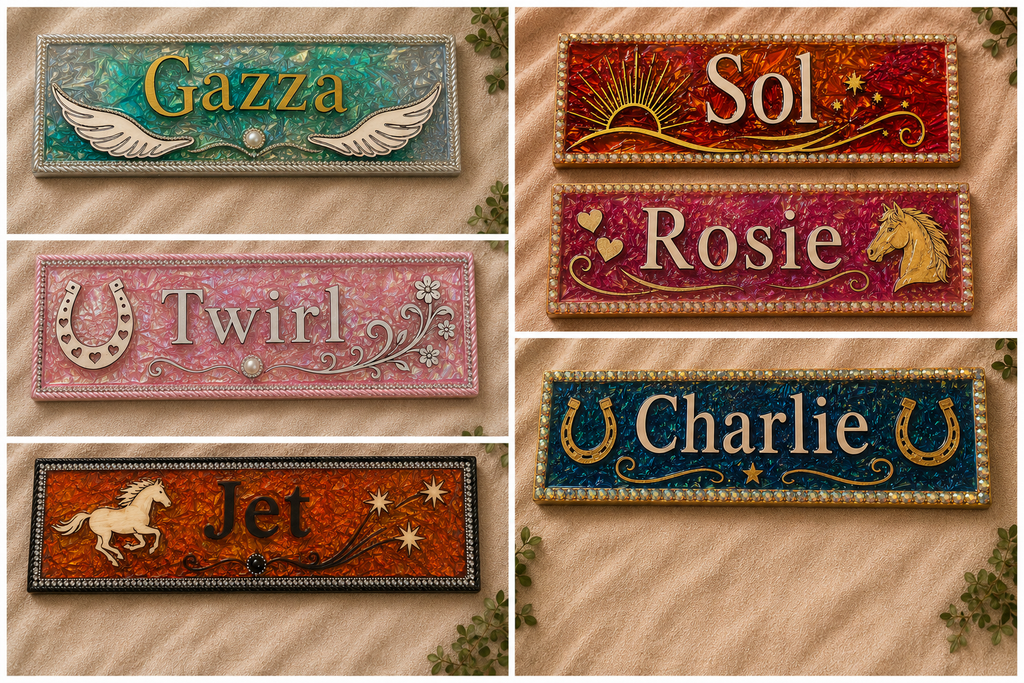 Veloura Classic Personalised Plaque - Style C