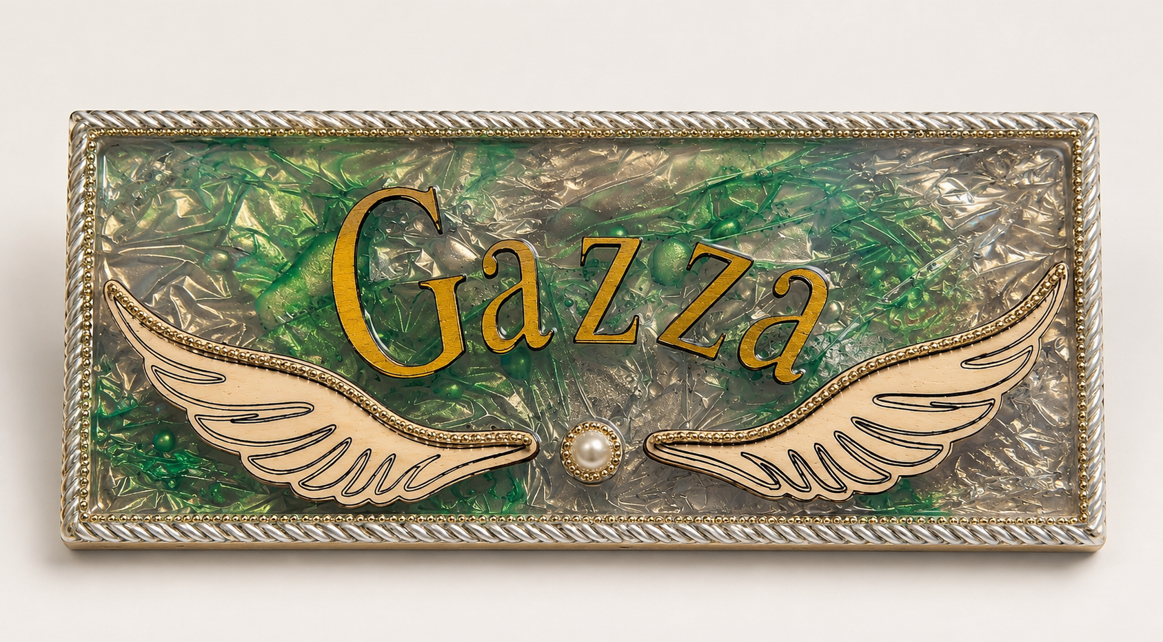 Veloura Classic Personalised Plaque - Style C