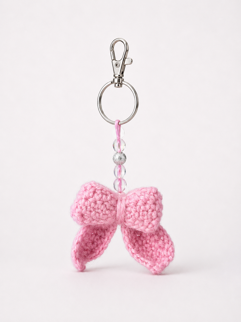 Beaded Bow Charm (Single colour)