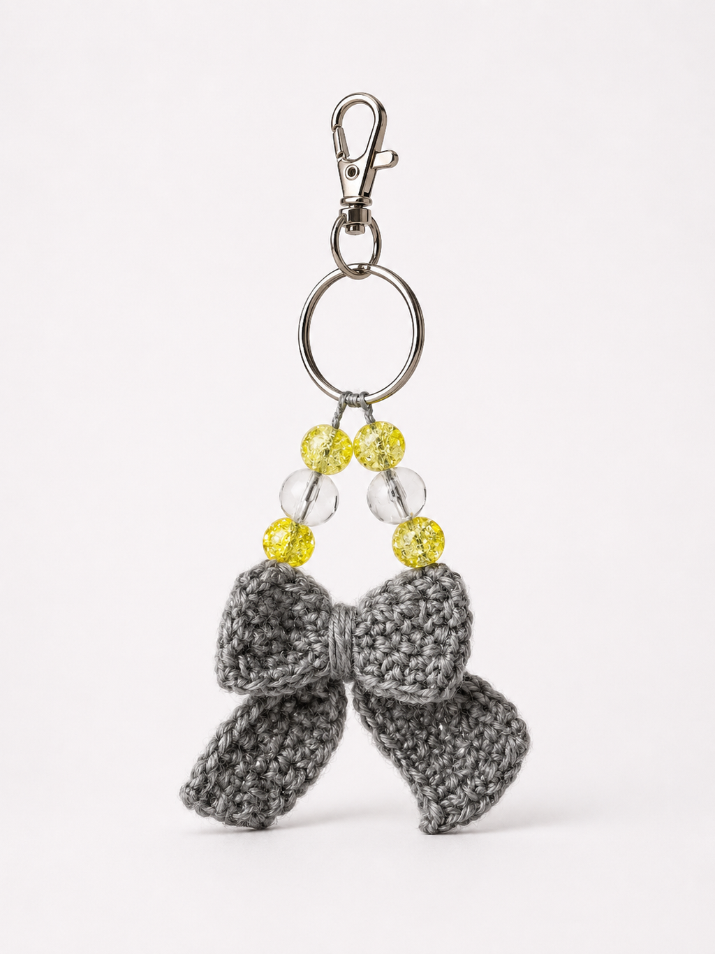 Beaded Bow Charm (Single colour)