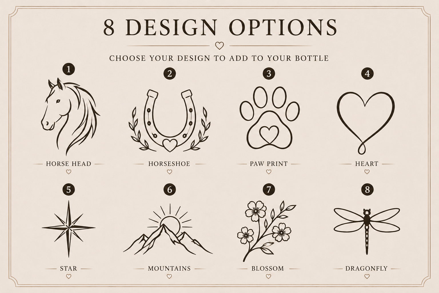 Veloura Custom Water Bottle - Single Engraving