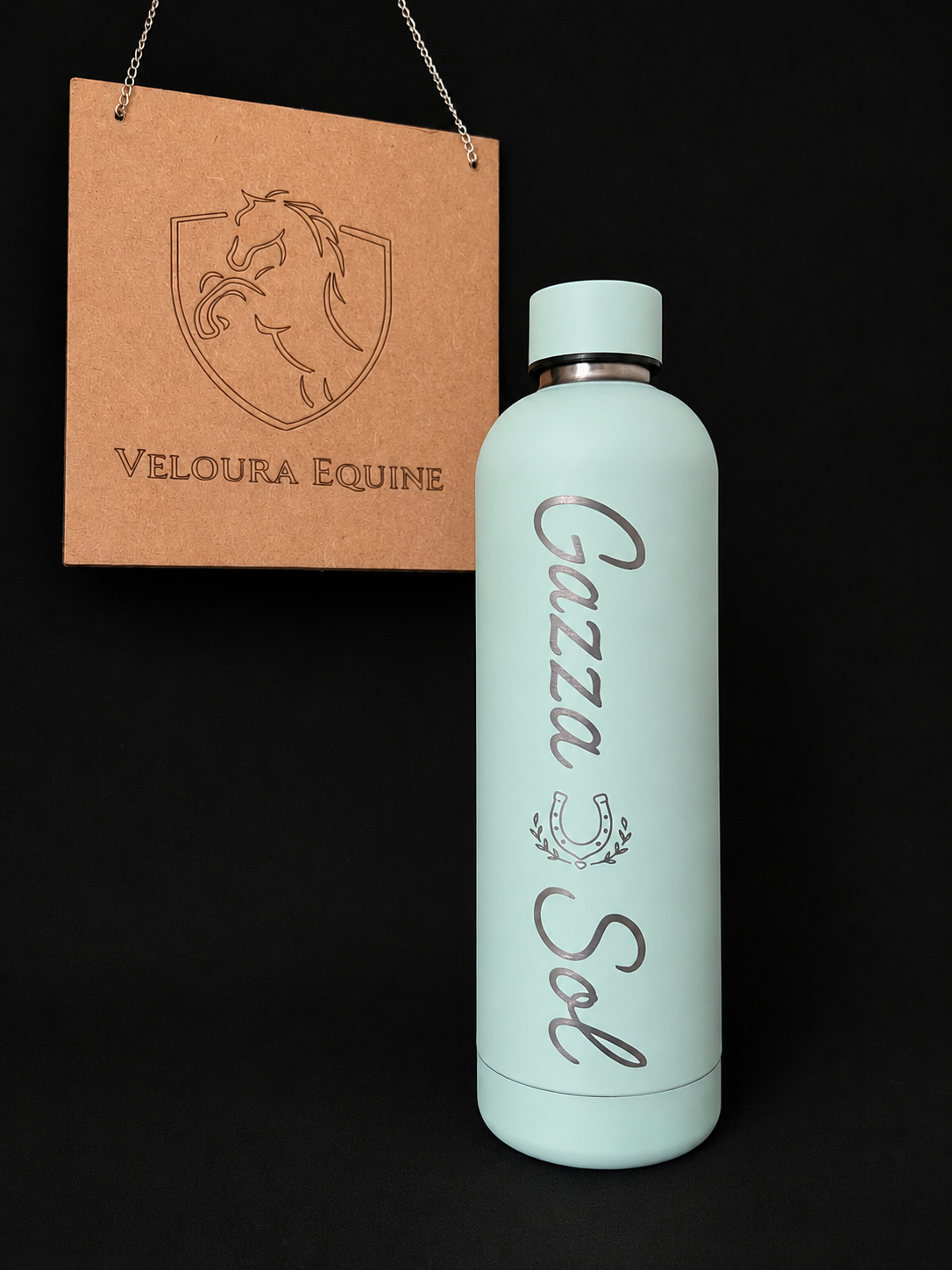 Veloura Custom Water Bottle - Single Engraving