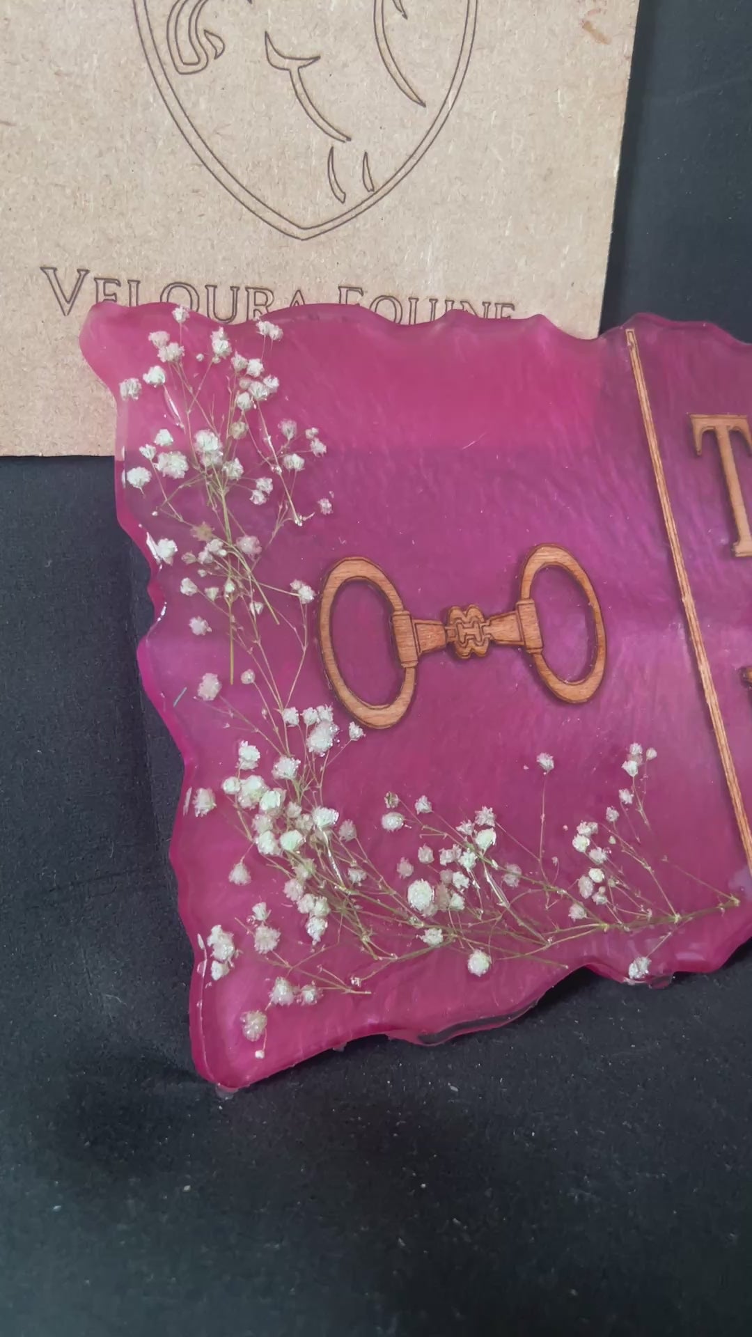 Veloura Resin Tack Room Door Sign